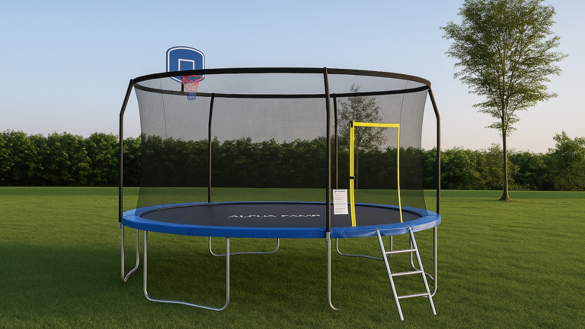 This ALPHA CAMP Trampoline Makes Every Family Weekend So Much Better