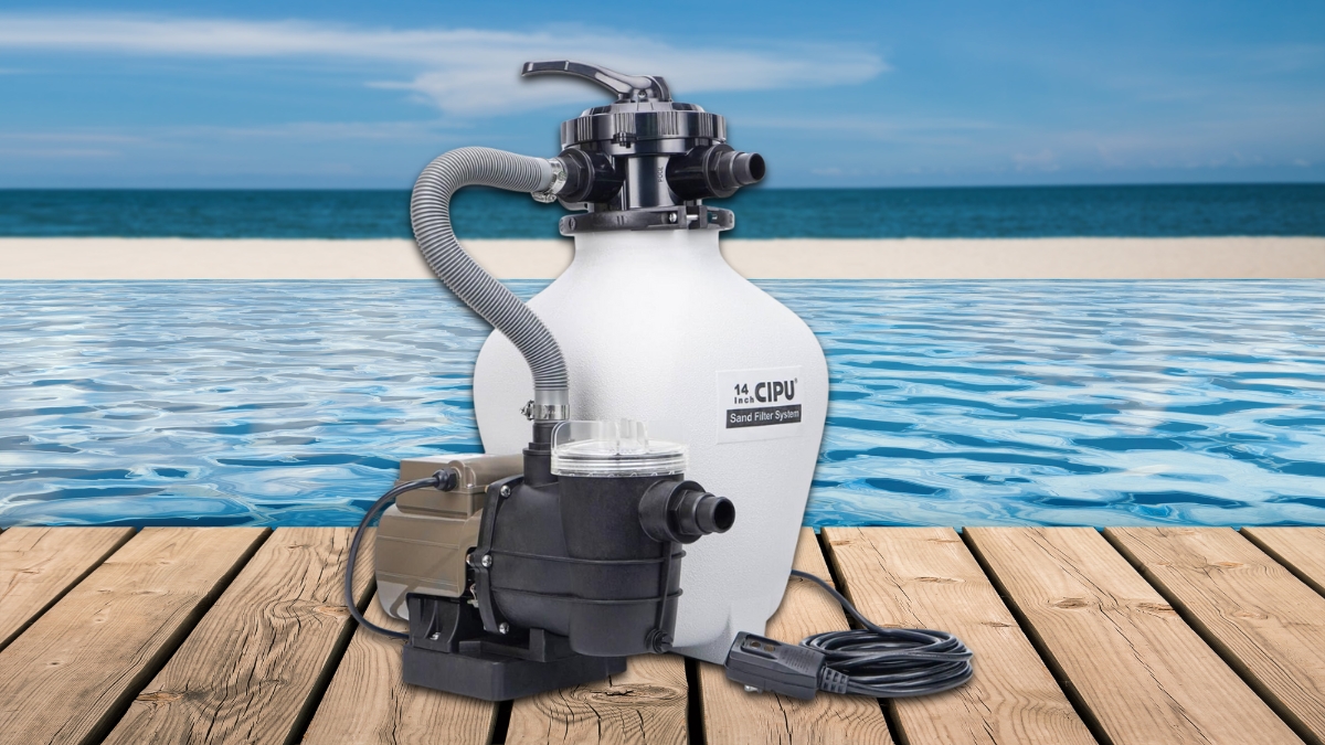 The CIPU Sand Filter Pump That Makes Summer Pool Care Easy