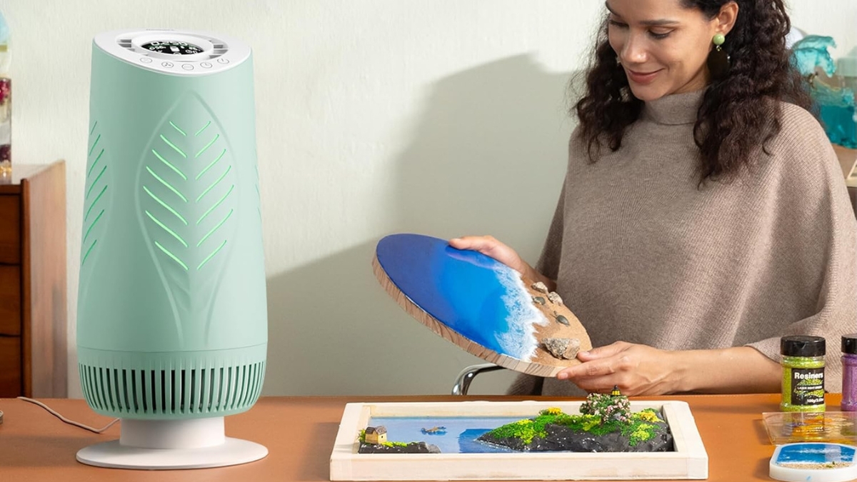 How the Resiners Purair Air Purifier Helps You Craft Without Worry