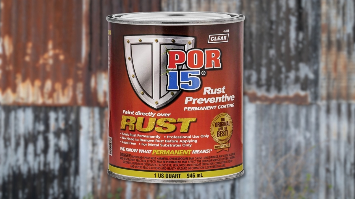 This Rust Coating by POR-15 Can Handle Metal, Wood, Fiberglass and More