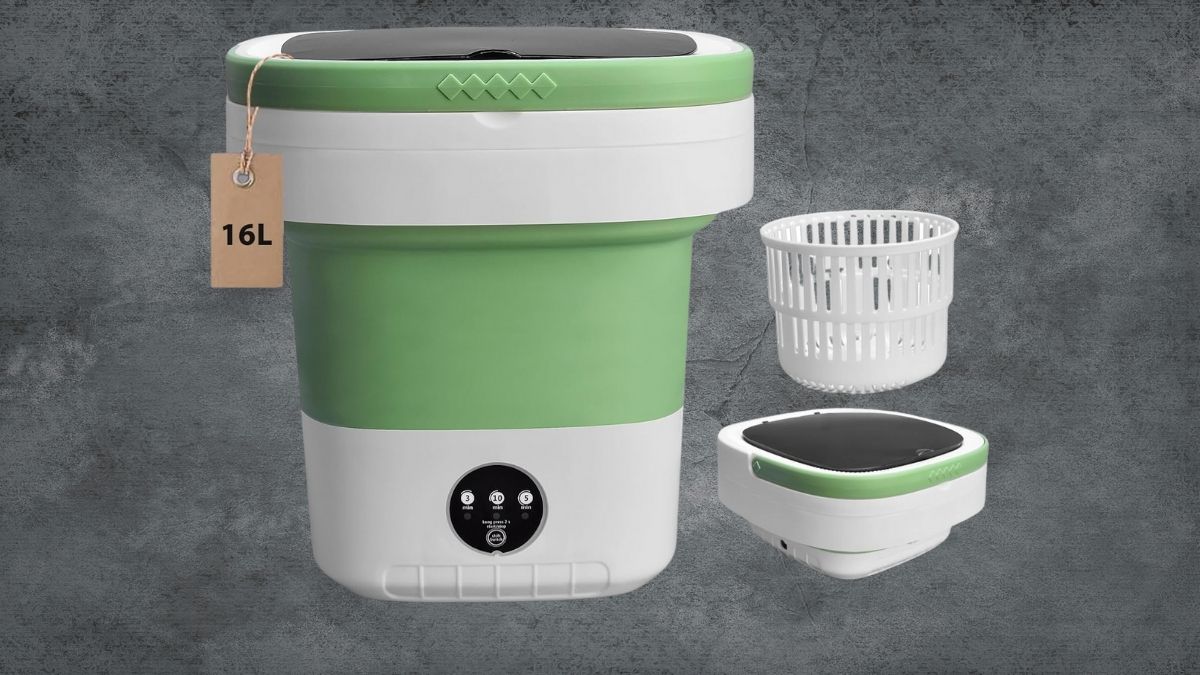 OOBILA 16L Portable Mini Washing Machine: The Ideal Space-Saving Laundry Solution