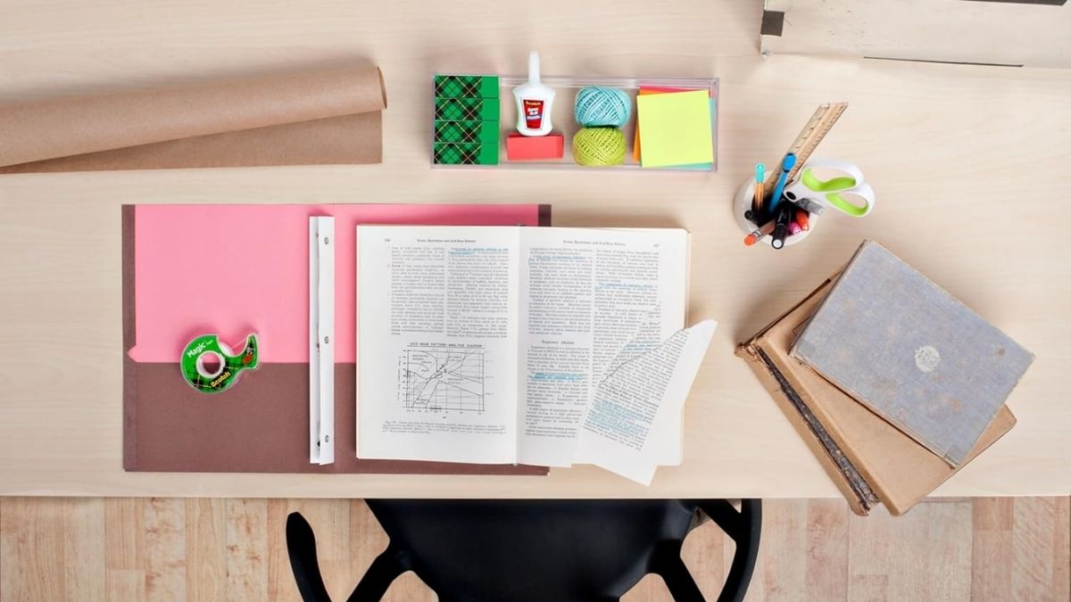 Scotch Magic Tape 6 Rolls with Dispensers: Office & Home Organization Solution