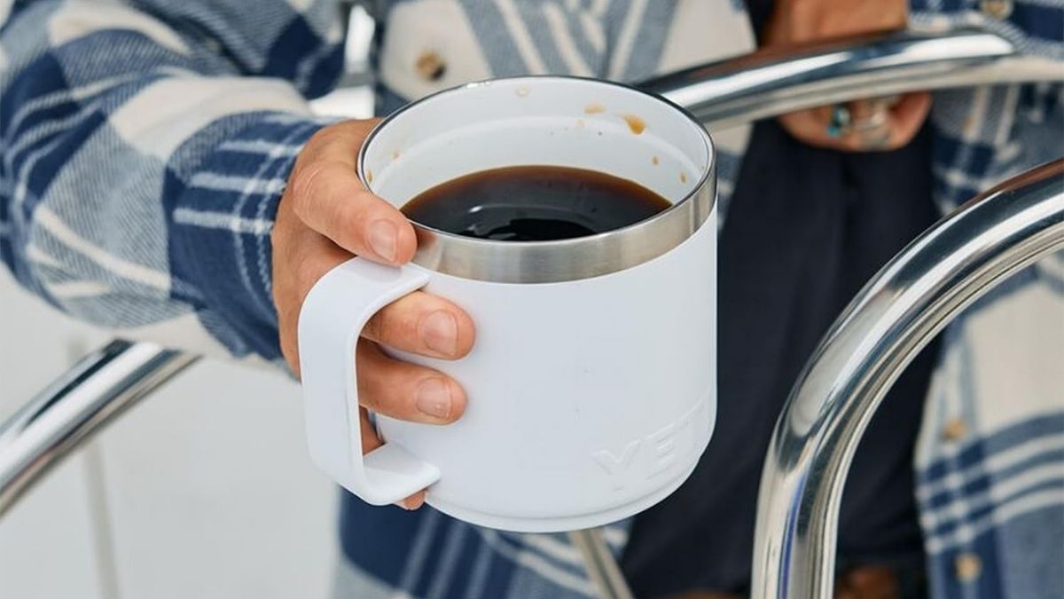 The YETI Rambler 14 oz Ceramic Lined Mug: Built Tough, Tastes Better, Stores Smarter