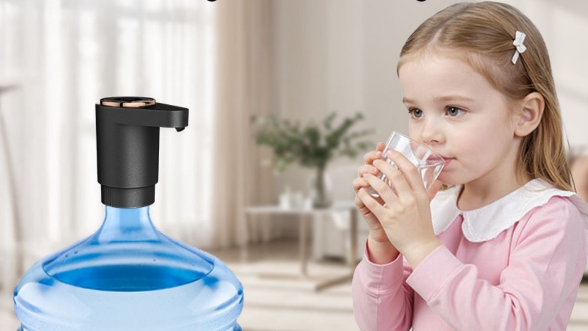 CozyCharm Rechargeable Water Bottle Pump: The Easy Way to Dispense 5-Gallon Water Jugs