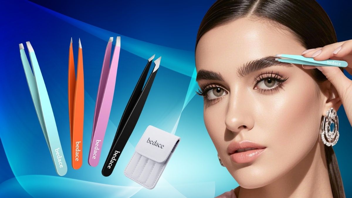Bedace 4-piece tweezer set