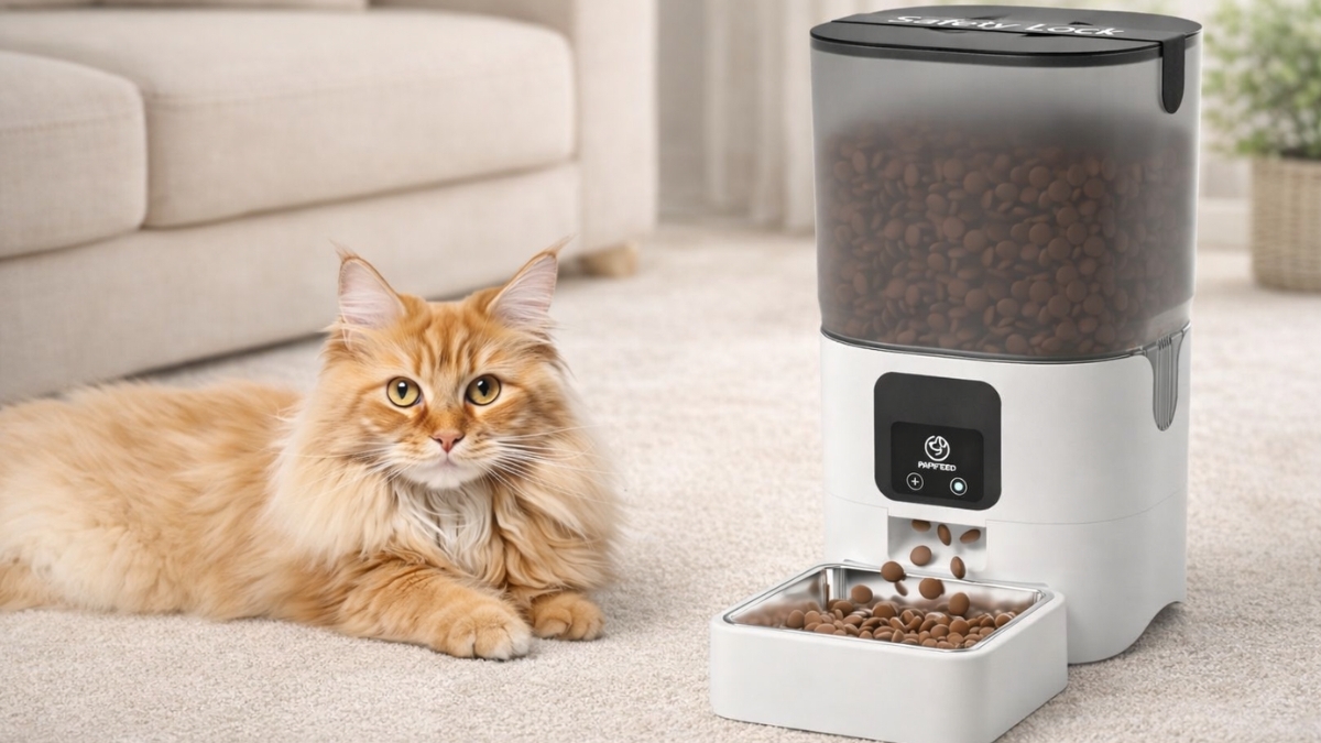 PAPIFEED Smart Automatic Cat Feeder: A Smarter Way to Feed Your Cat
