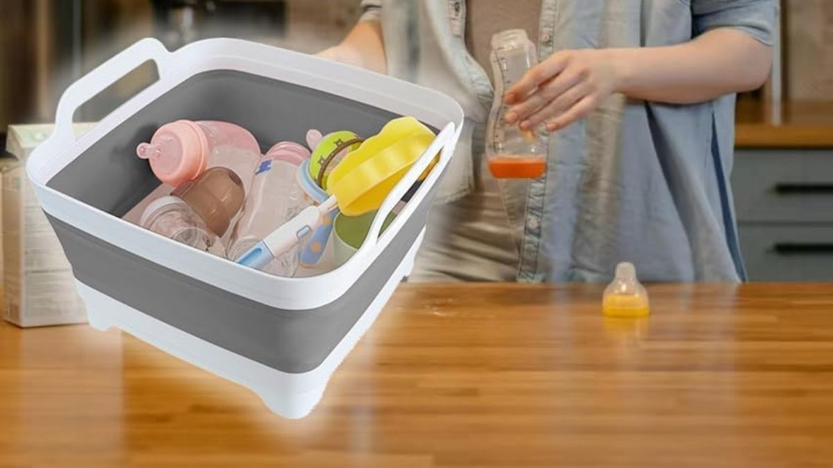 How the GIMWA Collapsible Wash Basin Makes Bottle Washing Easier in Small Spaces