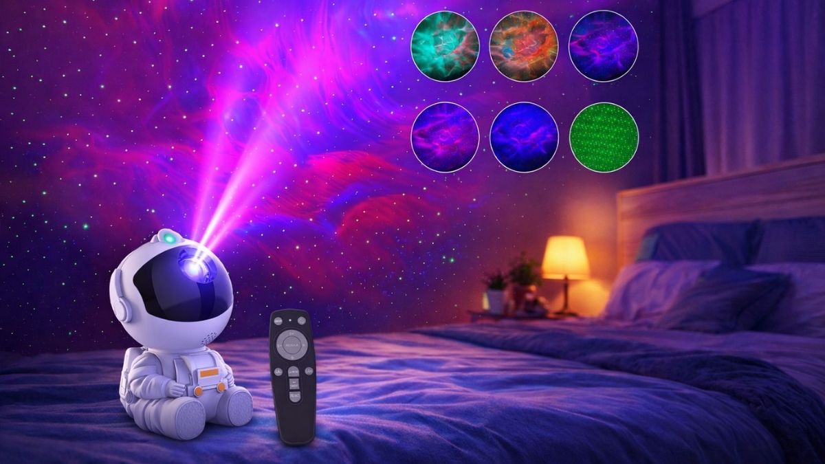 How the Upgraded Astronaut Galaxy Projector Changes Bedroom Lighting