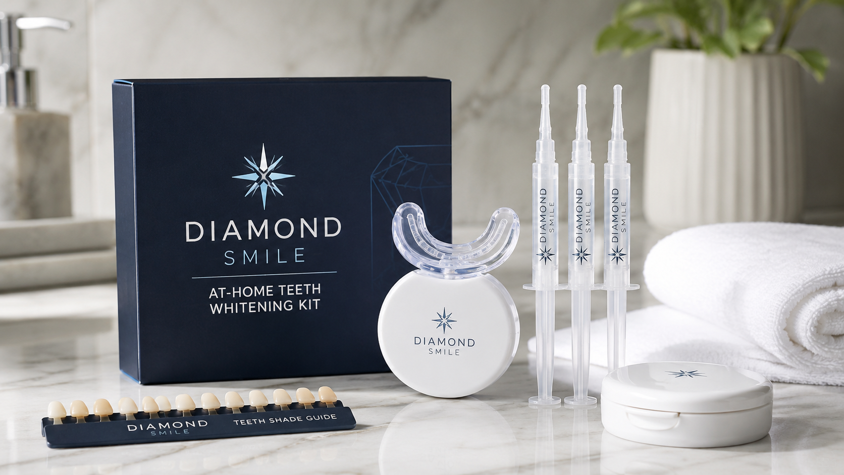 Diamond Smile At-Home Teeth Whitening Kit: Professional Results Without the Professional Price Tag