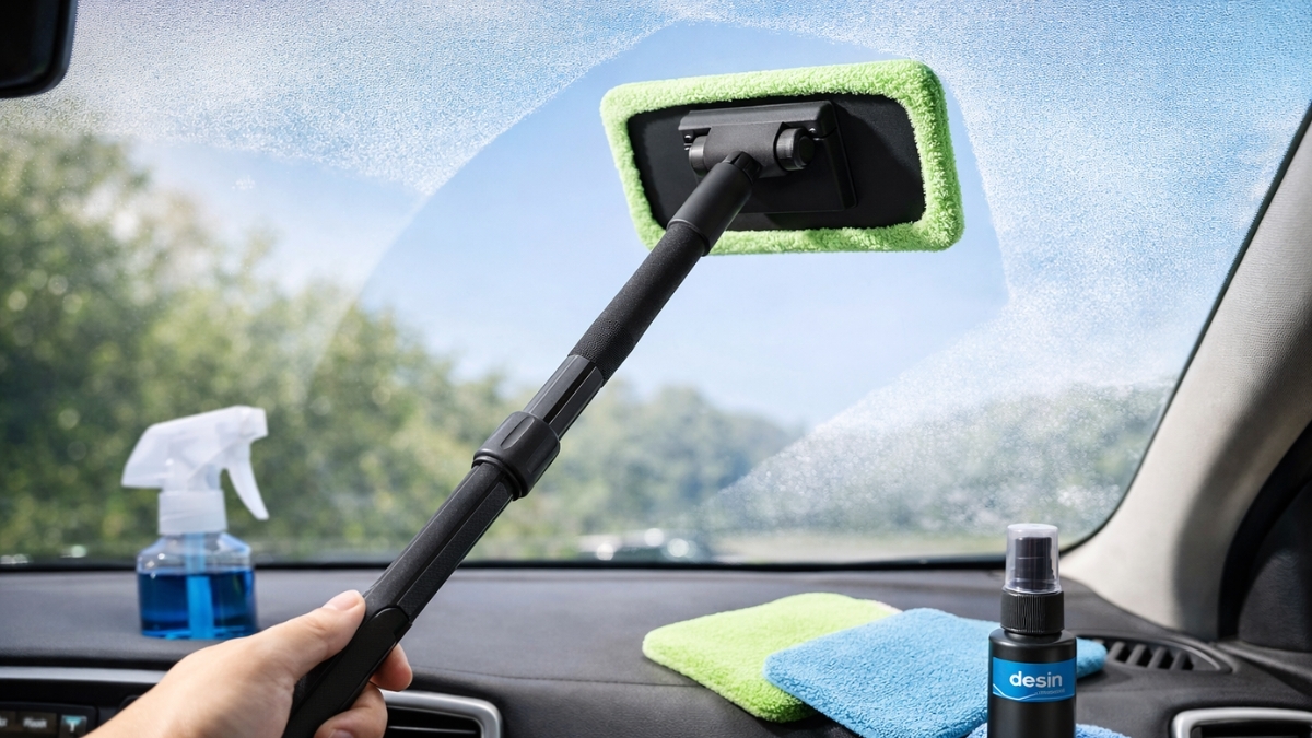 The Ultimate desin Windshield Cleaning Tool: A Clear View Without the Hassle