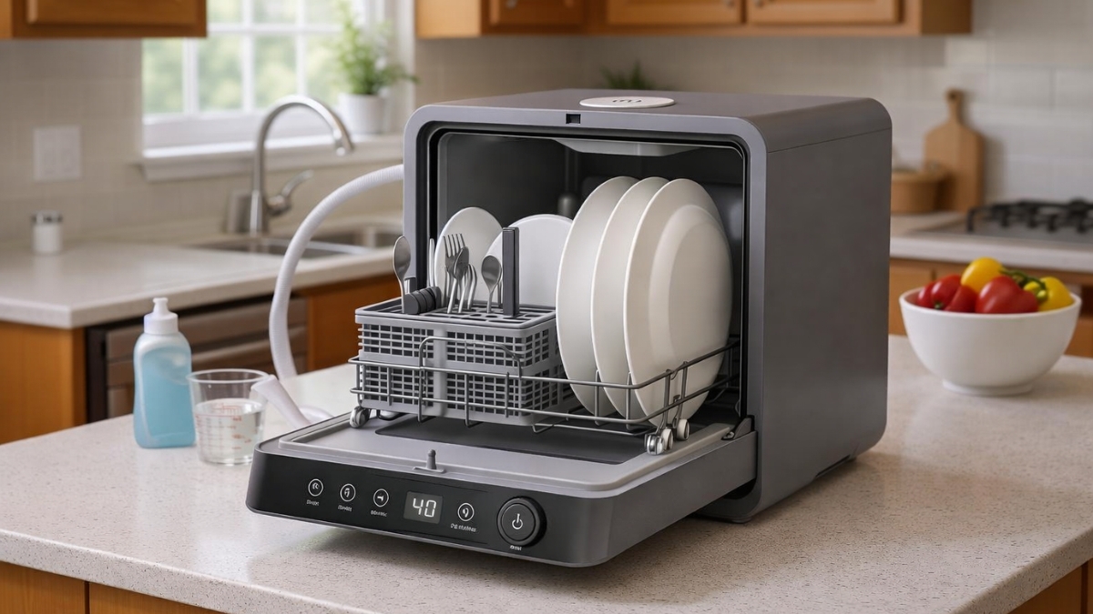 MOMOKOVA Portable Countertop Dishwasher Review: Compact Cleaning That Fits Your Life