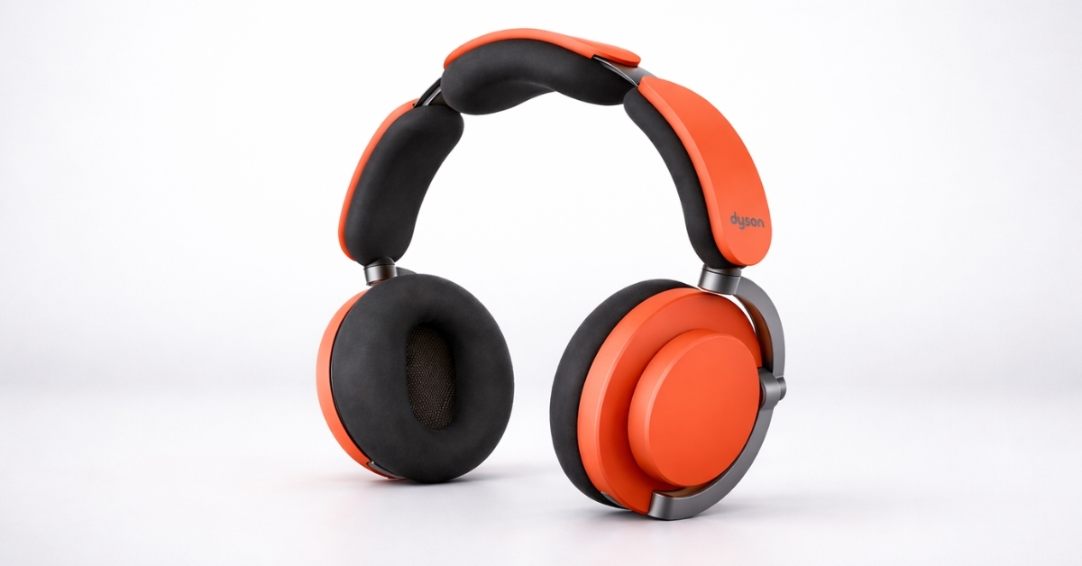 Dyson Headphones Ceramic Cinnabar Show You How Design and Audio Can Work Together