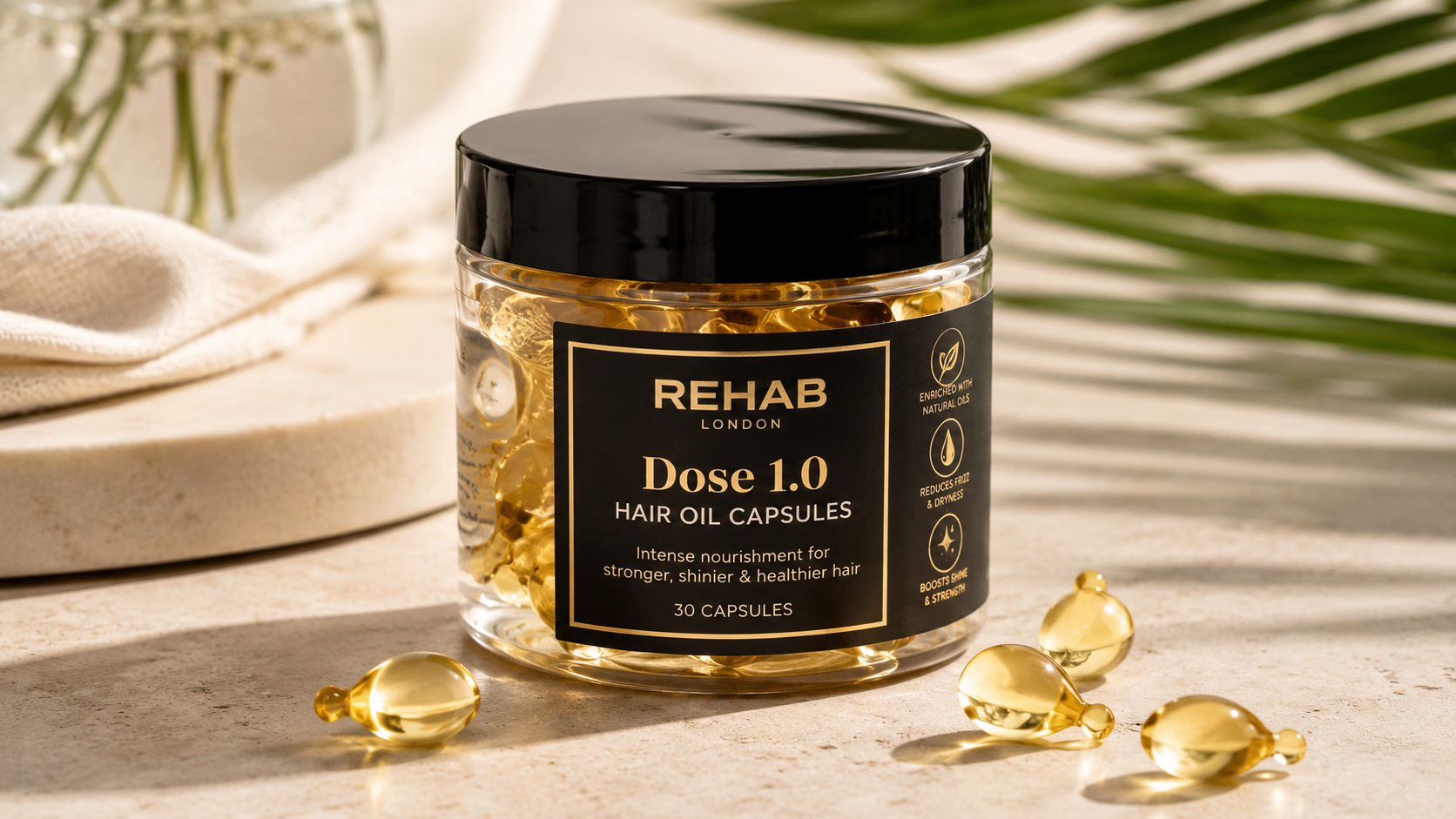 Why Professional Stylists Are Recommending REHAB Dose 1.0 Hair Oil Capsules to Clients
