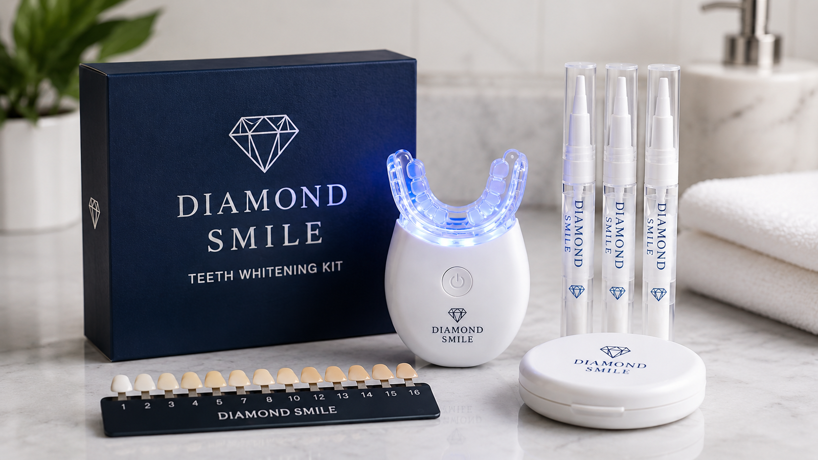 How Diamond Smile LED Teeth Whitening Kit Helps Improve Smile Confidence Naturally