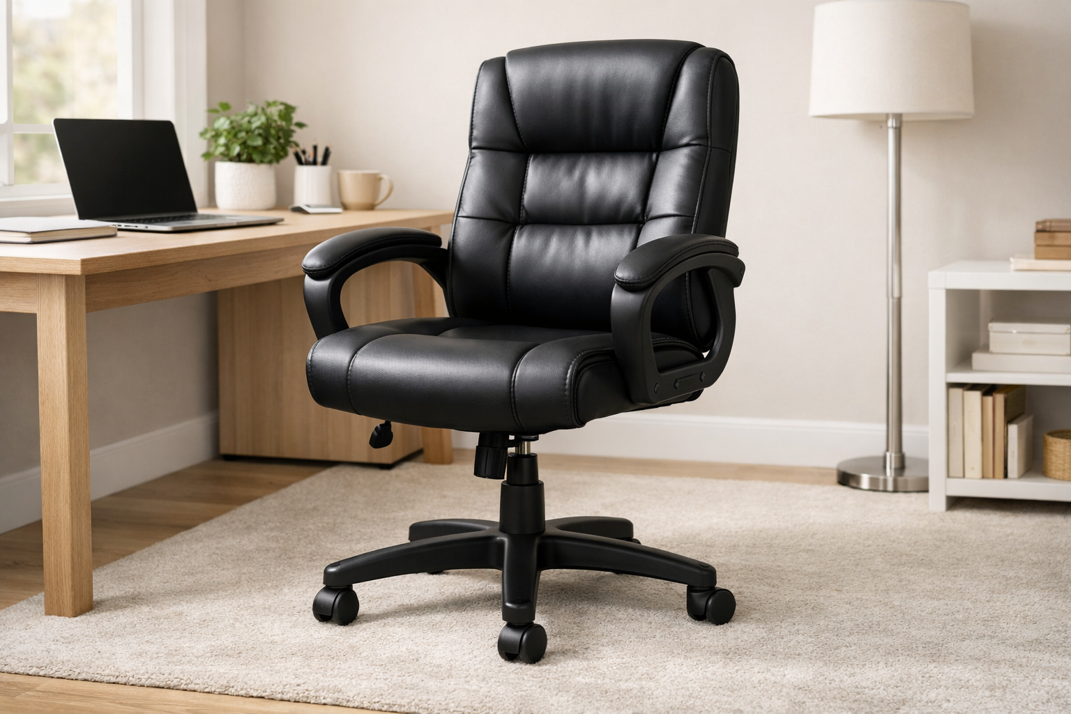 OFM Essentials Executive Office Chair E1007: Best Compact Executive Chair for Small Spaces 2026