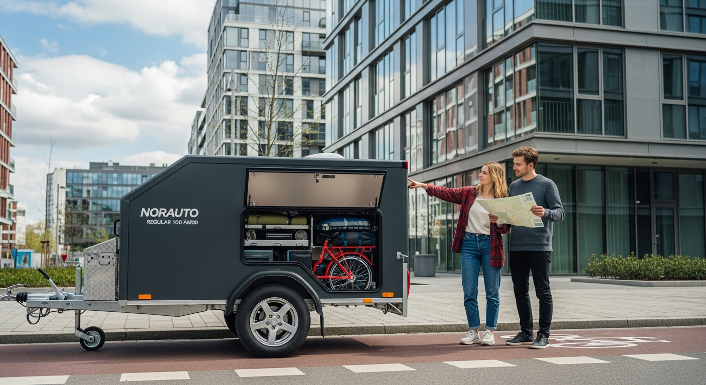 Small-Space Solutions: Why Urban Homeowners Choose the Norauto Regular 100 AM50 Trailer for Compact Living