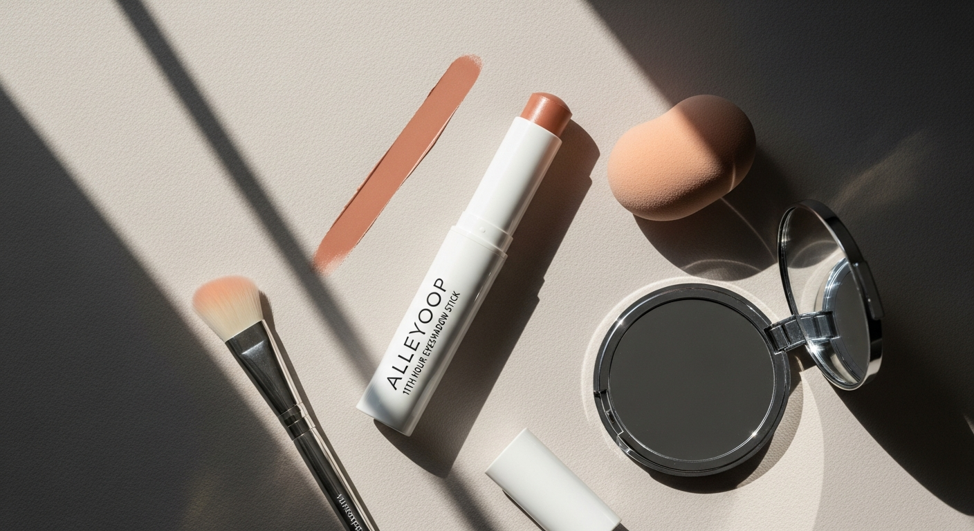 Alleyoop 11th Hour Cream Eyeshadow Stick in multiple shade options displayed on a neutral background