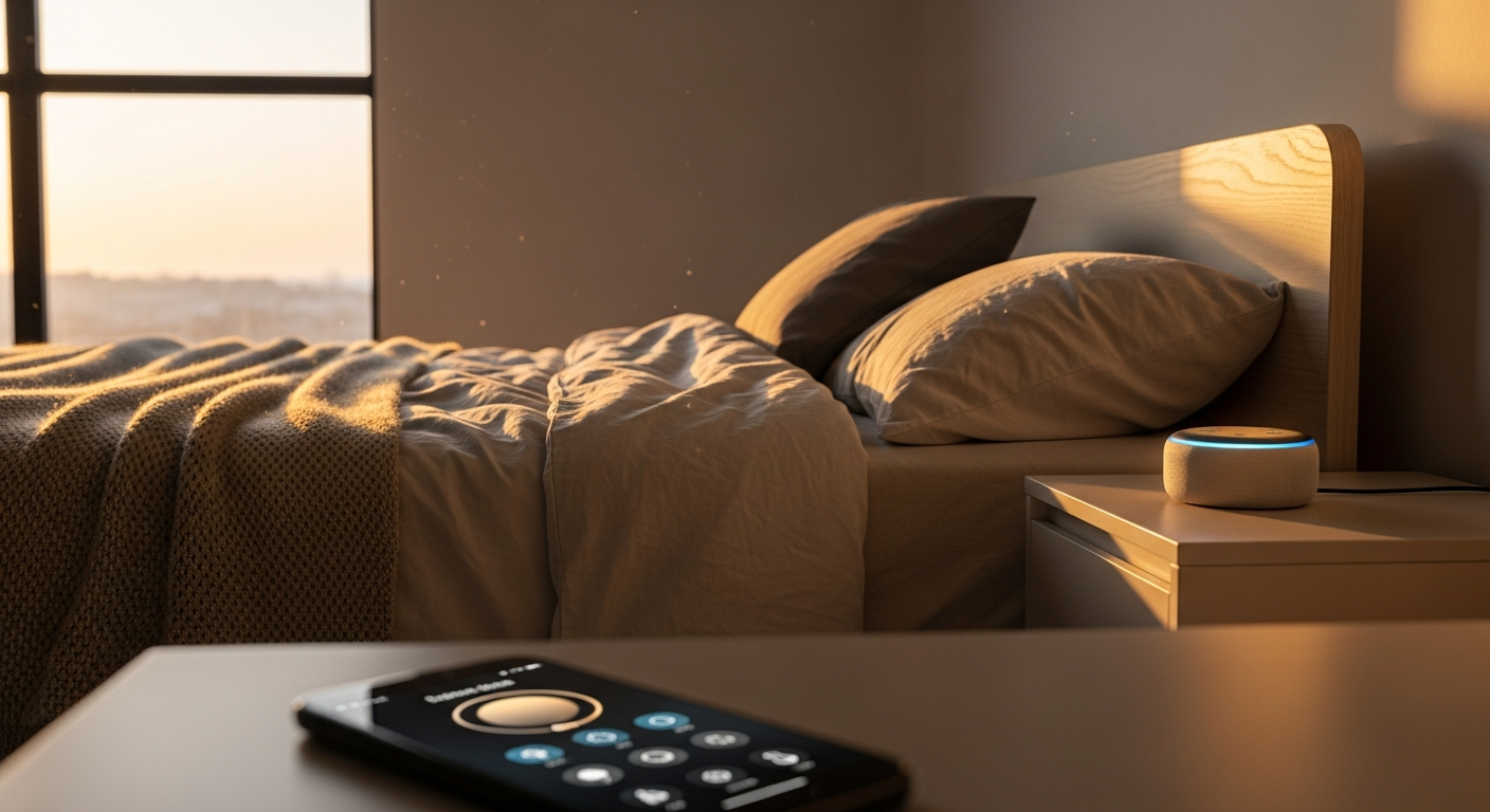 Transform Your Bedroom Into a Smart Sanctuary: Why the Amazon Echo Dot Smart Speaker Is the Perfect Nightstand Companion