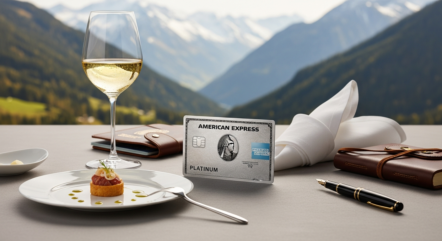 American Express Platinum Card Austria with luxury lifestyle benefits and airport lounge access