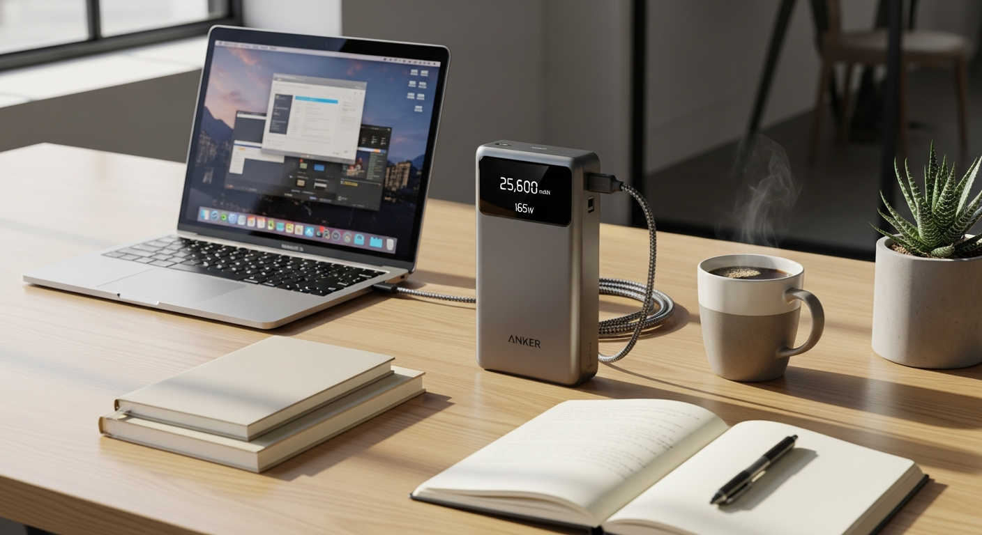 Why Professionals Choose the Anker 25K 165W Laptop Power Bank for Remote Work