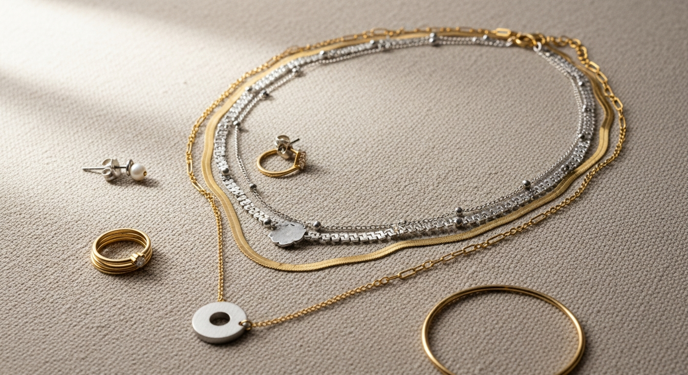 How to Style the Artizan Joyeria Herradura Layered Necklace Set: A Complete Guide to Mixed-Metal Jewelry