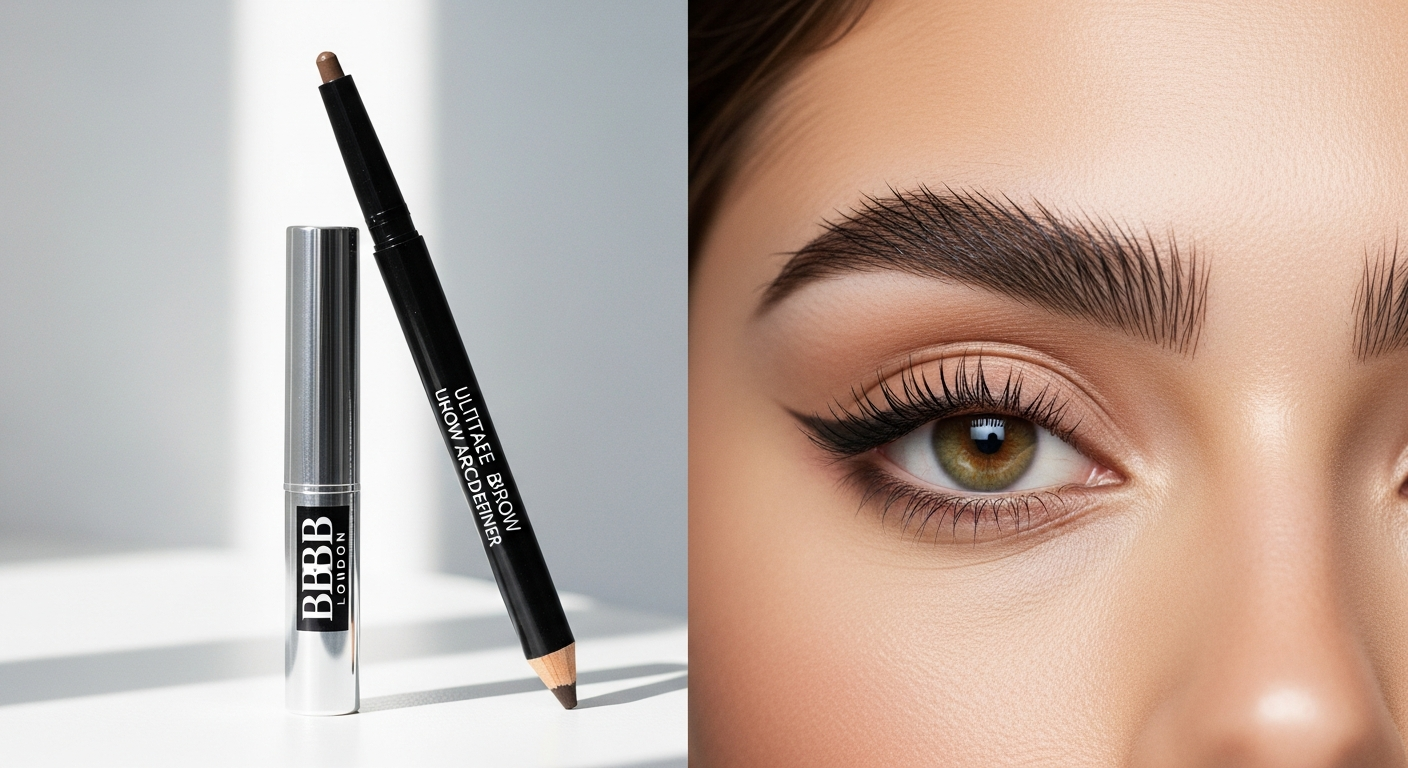 Master Natural Brows: BBB London Ultimate Brow Arch Definer Eyebrow Pencil Guide