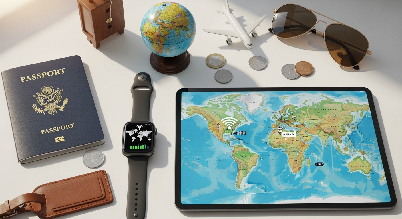 Apple Watch & iPad Connectivity Abroad: BetterRoaming Global Travel eSIM Plans