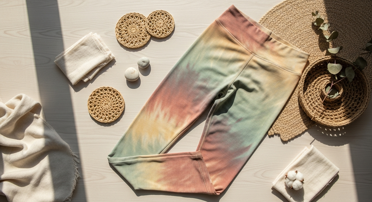 Beyond Yoga Spacedye Midi Leggings in heathered spacedye fabric with high waistband