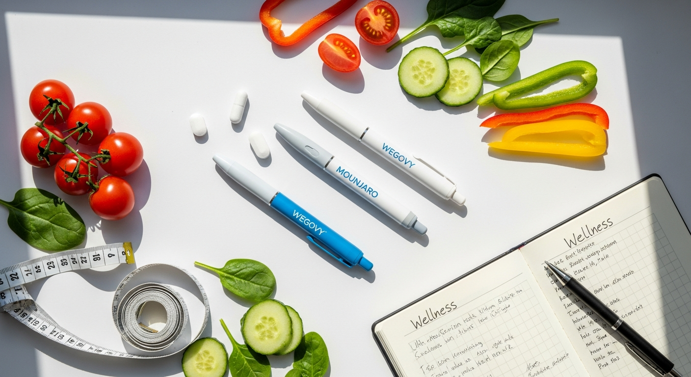 GLP-1 weight loss medications Wegovy and Mounjaro comparison for sustainable fat loss results