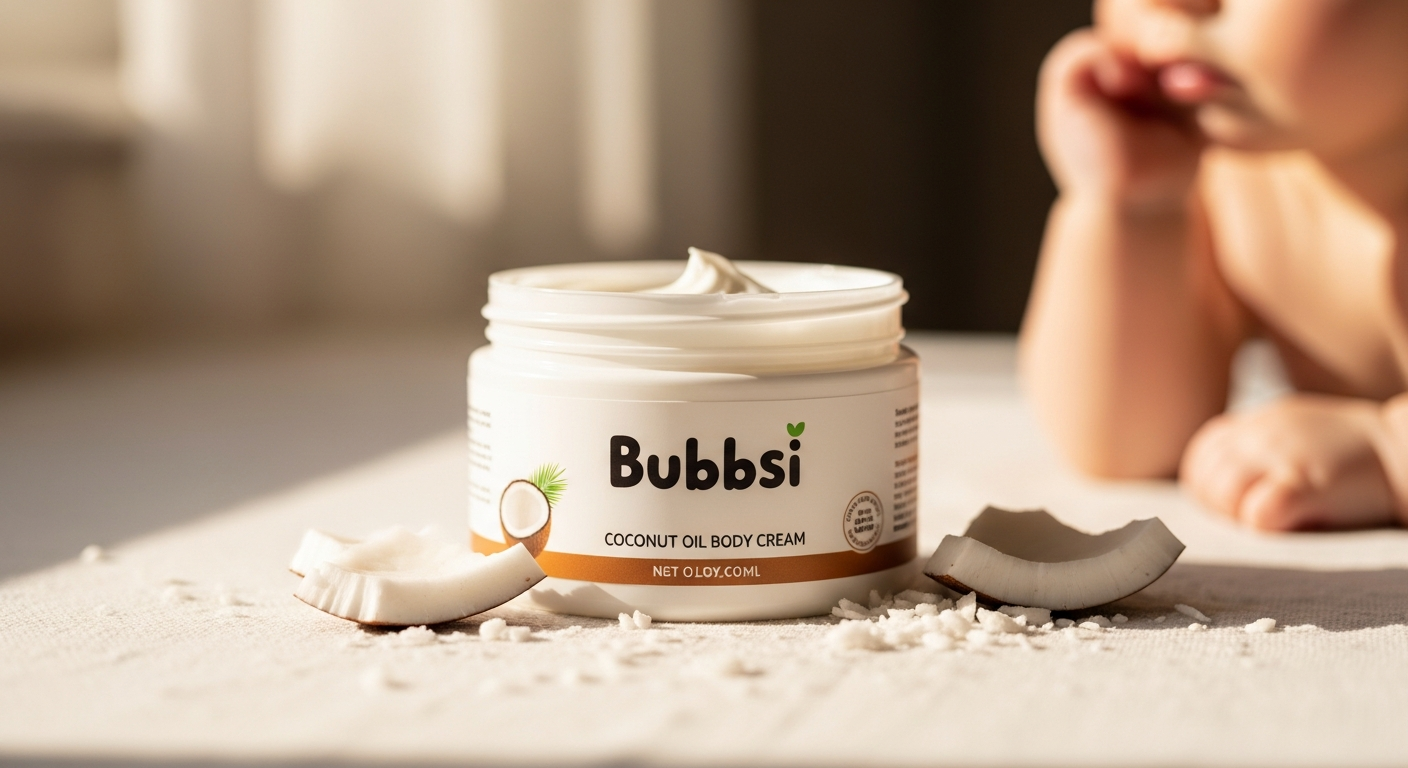 Bubbsi Whipped Coconut Oil Body Cream: Transform Baby Eczema & Dry Skin Naturally
