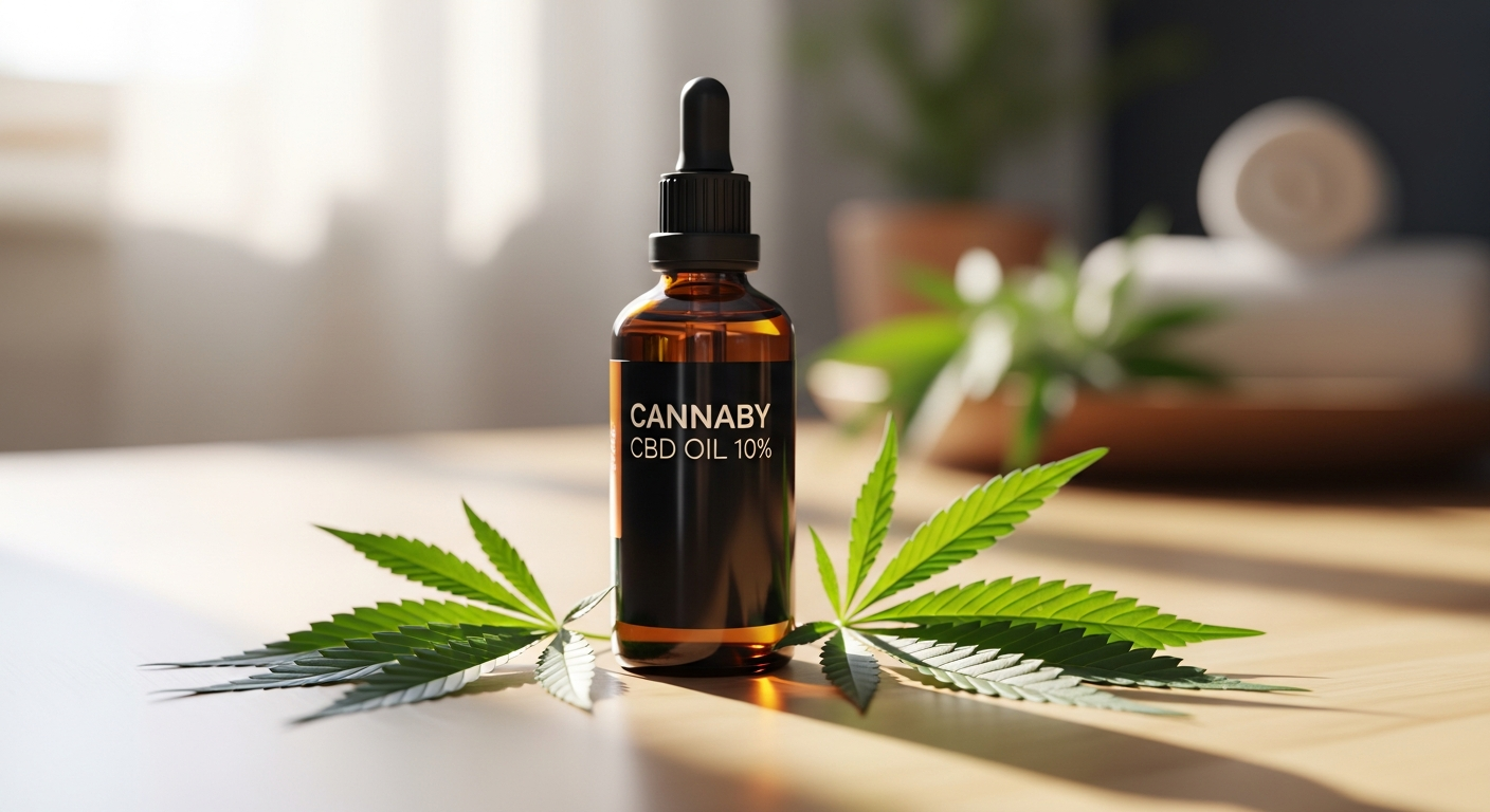 CANNABY CBD Öl 10% Premium Hanfextrakt: Science-Backed Full-Spectrum CBD for Sleep & Stress Relief