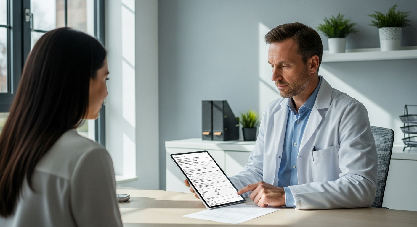 CanDoc medical cannabis prescription service digital platform interface showing online consultation process