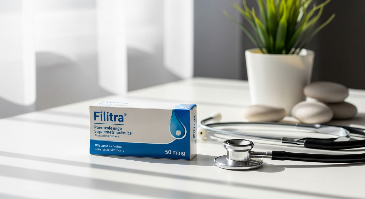 Filitra vardenafil medication tablets and packaging for erectile dysfunction treatment