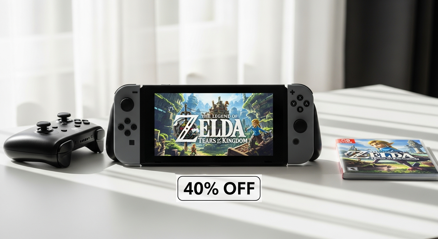 The Legend of Zelda Tears of the Kingdom Nintendo Switch game cover art