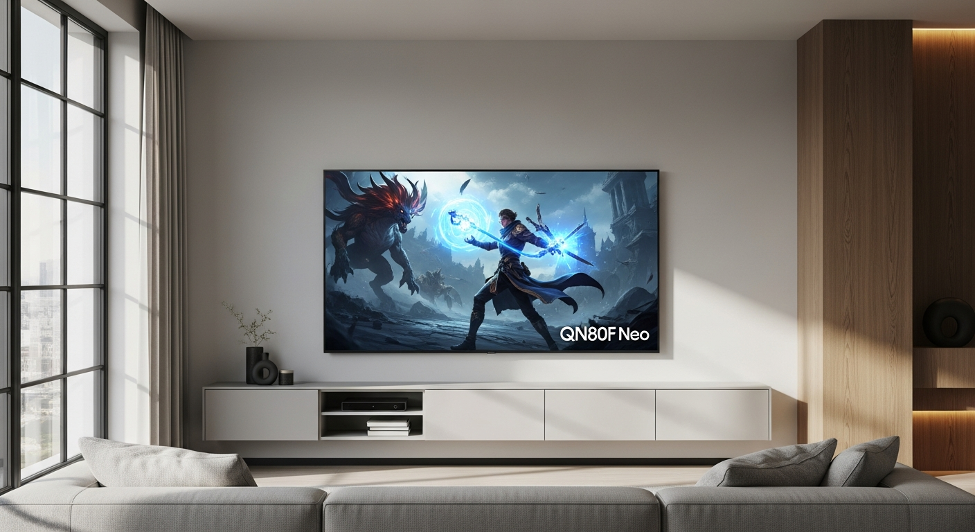 Samsung QN80F Neo QLED 4K TV: Gaming Performance & AI Picture Quality Breakdown 2026