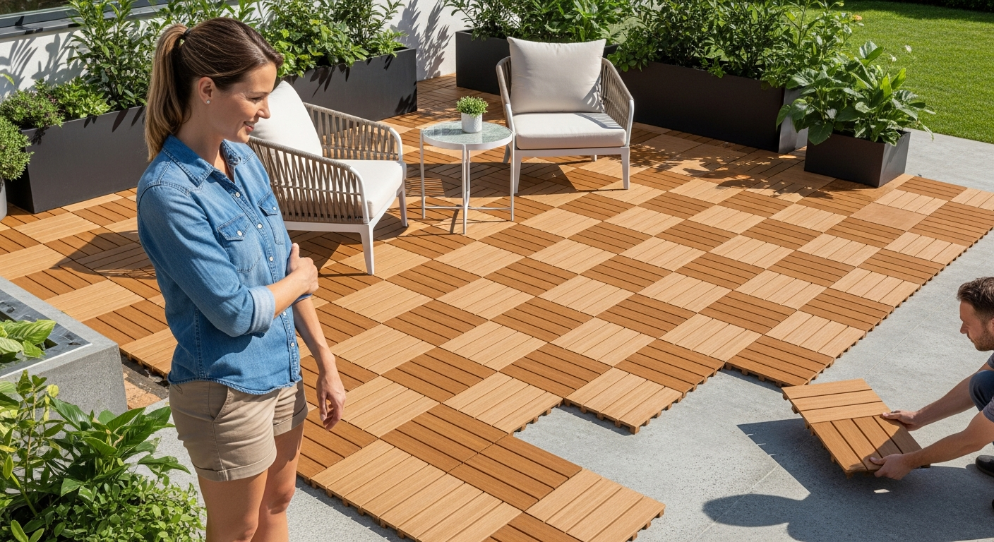 Transform Your Outdoor Space in Hours: Why DeubaXXL WPC Clip-on Decking Tiles Beat Traditional Decking in 2026
