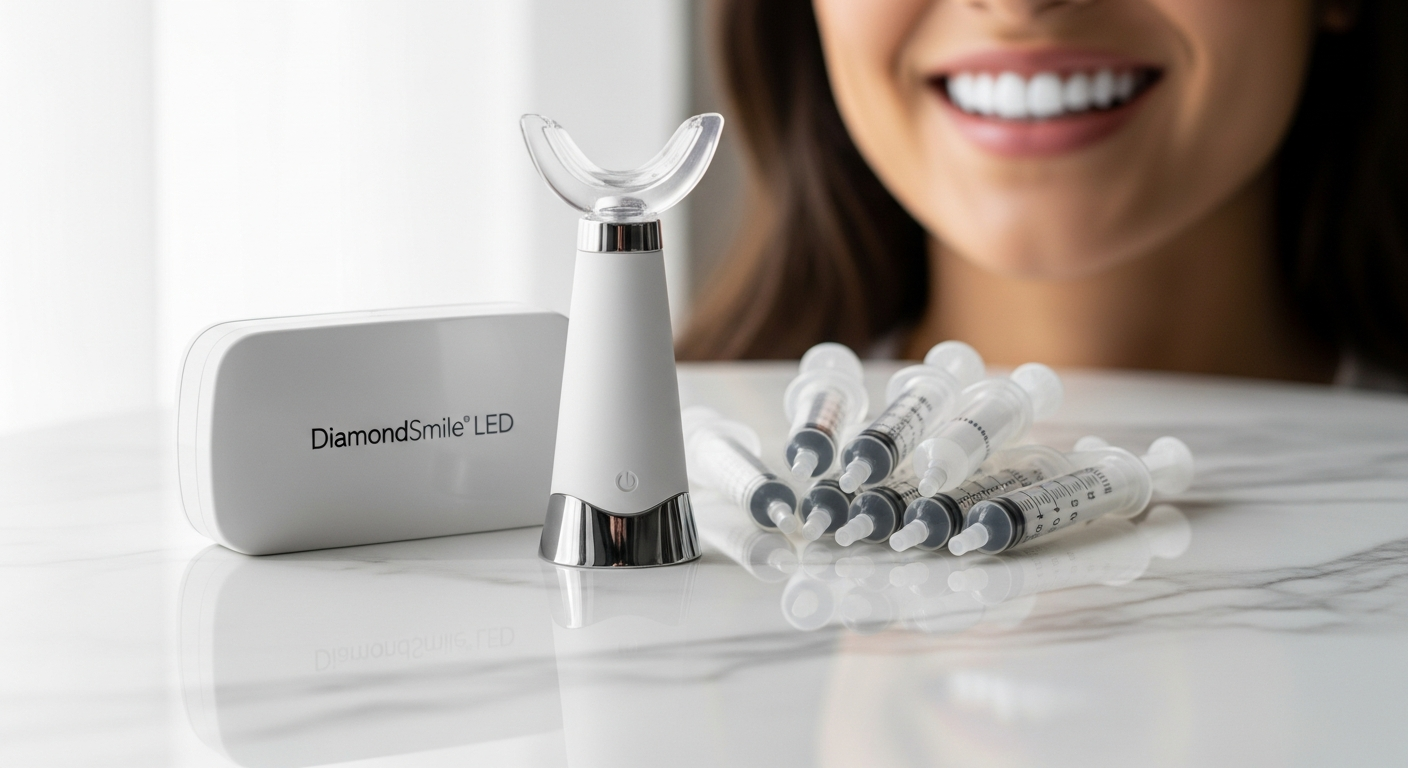 DiamondSmile LED Teeth Whitening Kit for Sensitive Teeth: Professional Results at Home in 2026