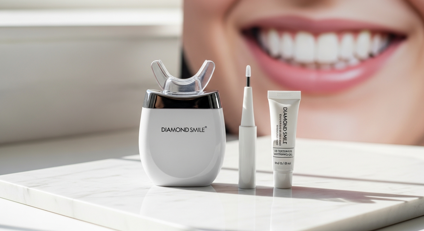 How the Diamond Smile LED Teeth Whitening Kit Tackles Stubborn Stains at Home in 2026