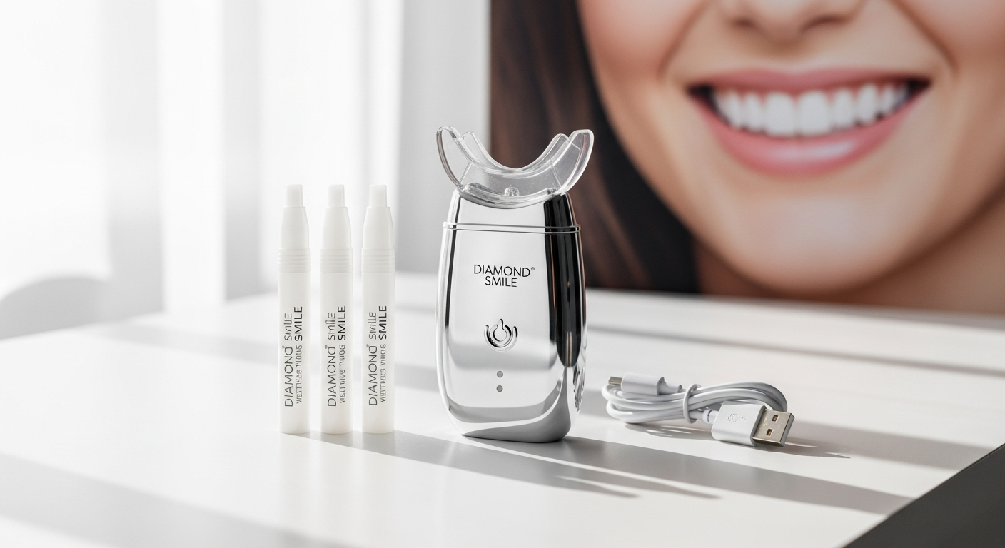Can You Whiten Teeth in 15 Minutes? What the Diamond Smile LED Teeth Whitening Kit Delivers