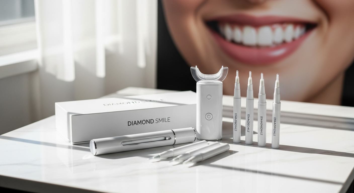 Diamond Smile Teeth Whitening Kit: Honest Review for Sensitive Teeth & Fast Results