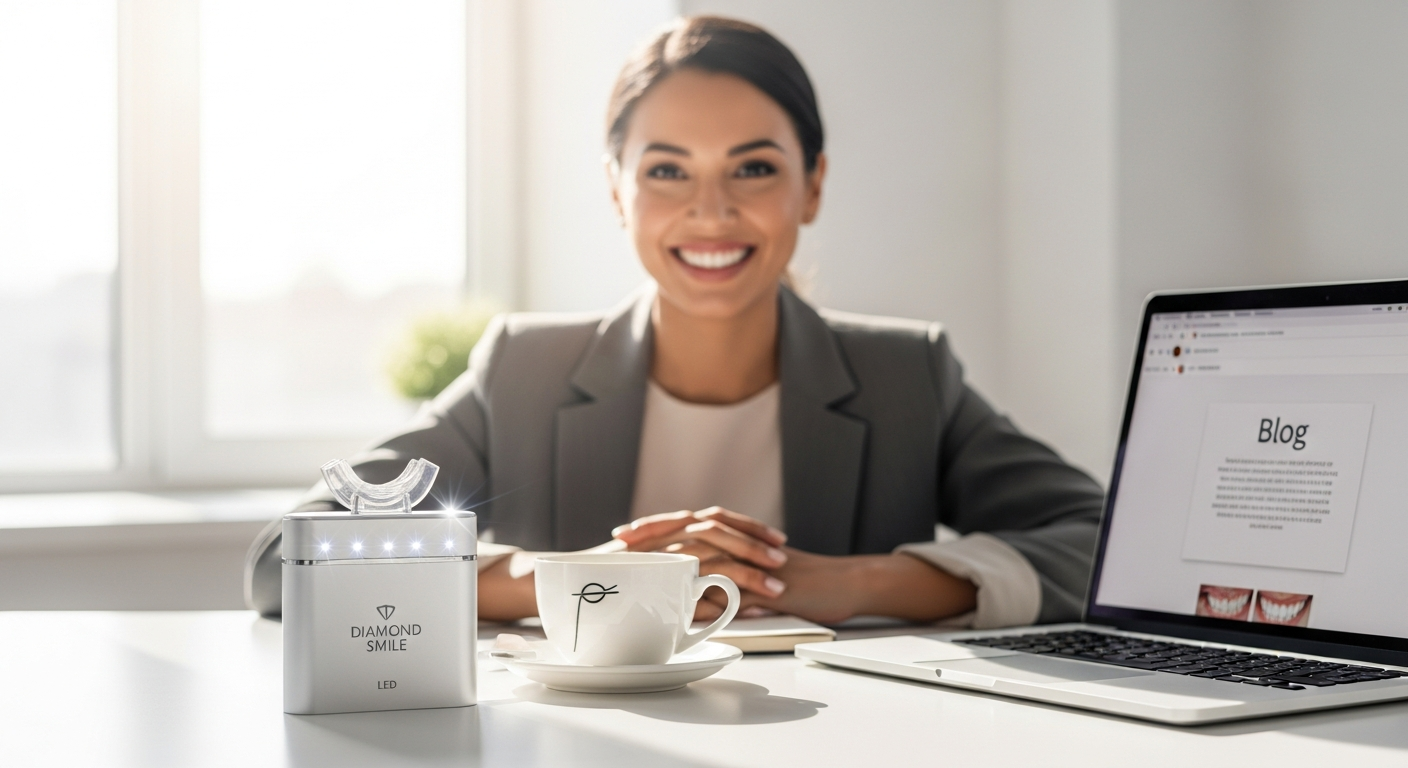 Diamond Smile LED Teeth Whitening Kit: The Busy Professional’s Guide to Whiter Teeth Without the Dentist Chair