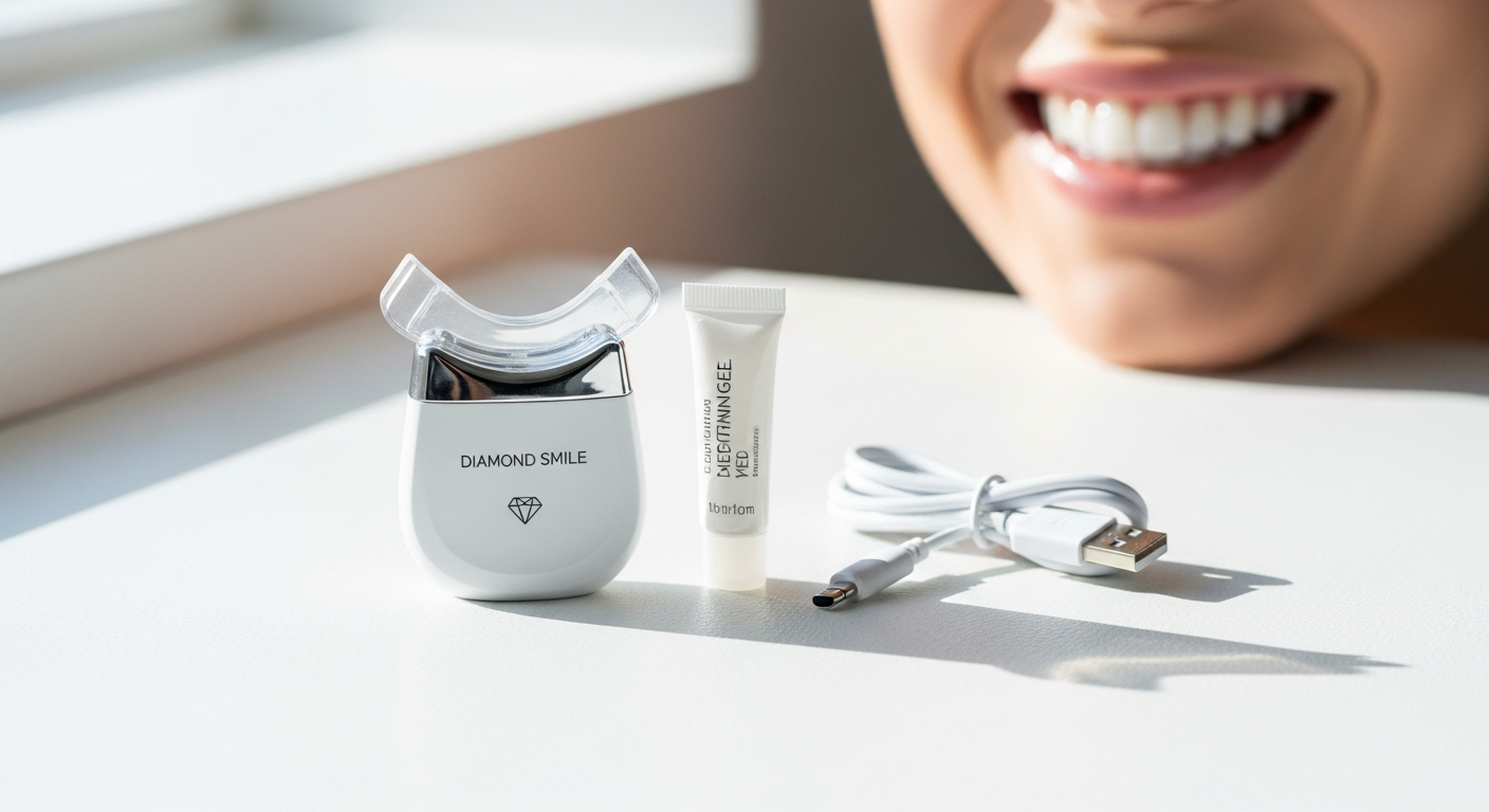 How the Diamond Smile LED Teeth Whitening Kit Delivers Professional Results at Home in 2026