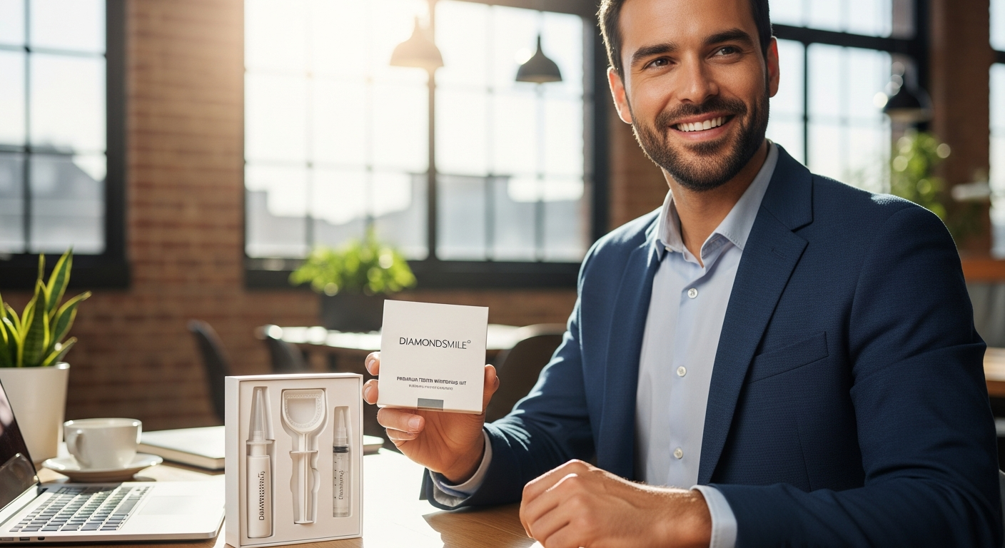 Busy Professionals’ Guide: How the DiamondSmile Premium Teeth Whitening Kit Fits Into Your Hectic Schedule