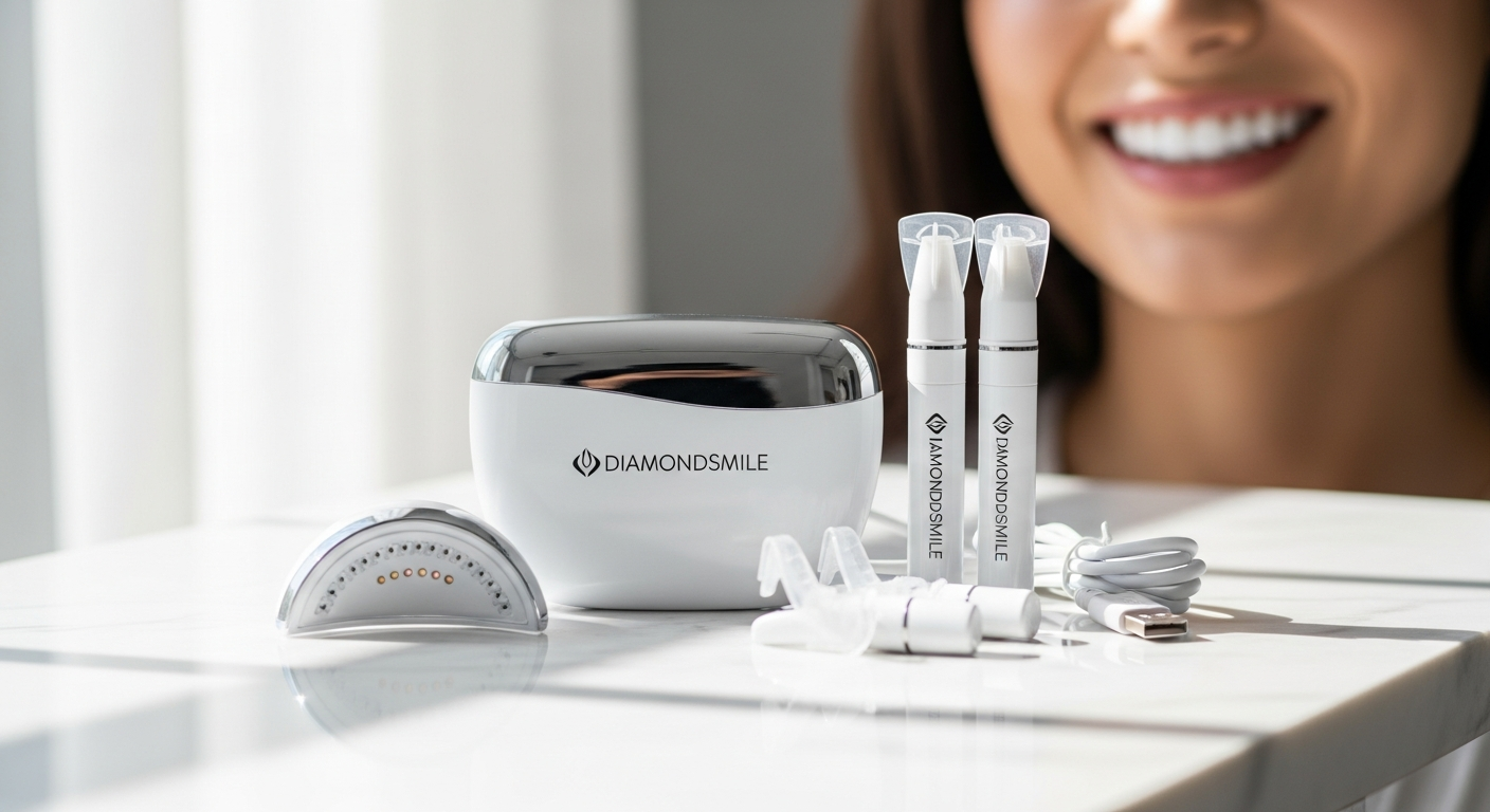 Skip the Dentist’s Chair: How the DiamondSmile Professional Home Teeth Whitening Kit Delivers Salon Results in 10 Minutes