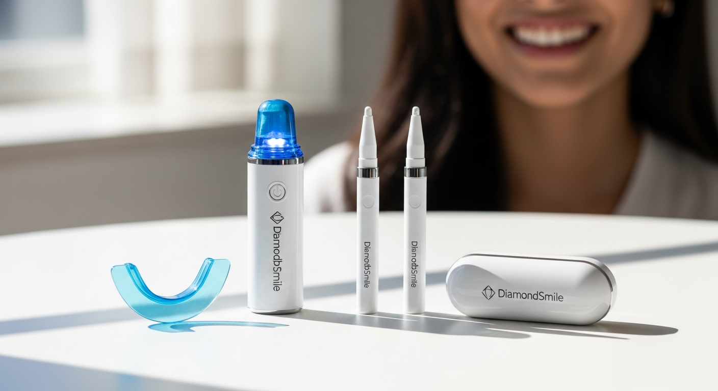 DiamondSmile Teeth Whitening Kit for Sensitive Teeth: Professional Results Without the Dentist Visit