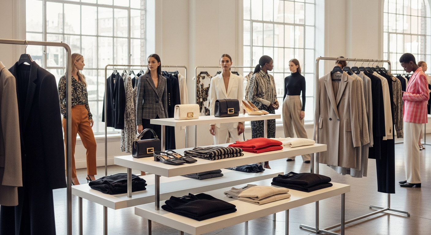 Drestige IT multi-brand fashion retail marketplace showcasing designer clothing, shoes, and accessories collection