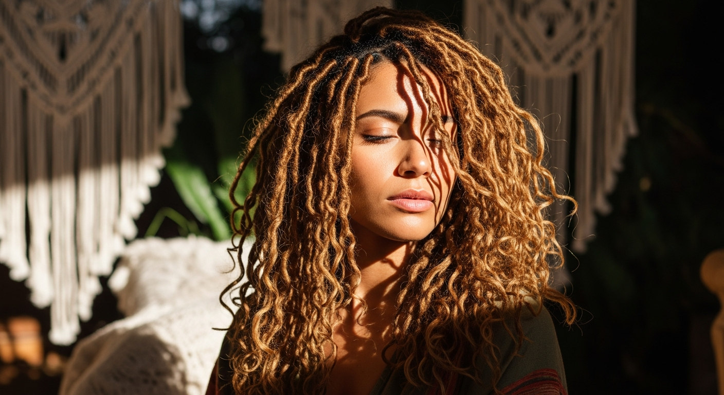 Eayon human hair boho locs crochet with French curls bohemian hairstyle