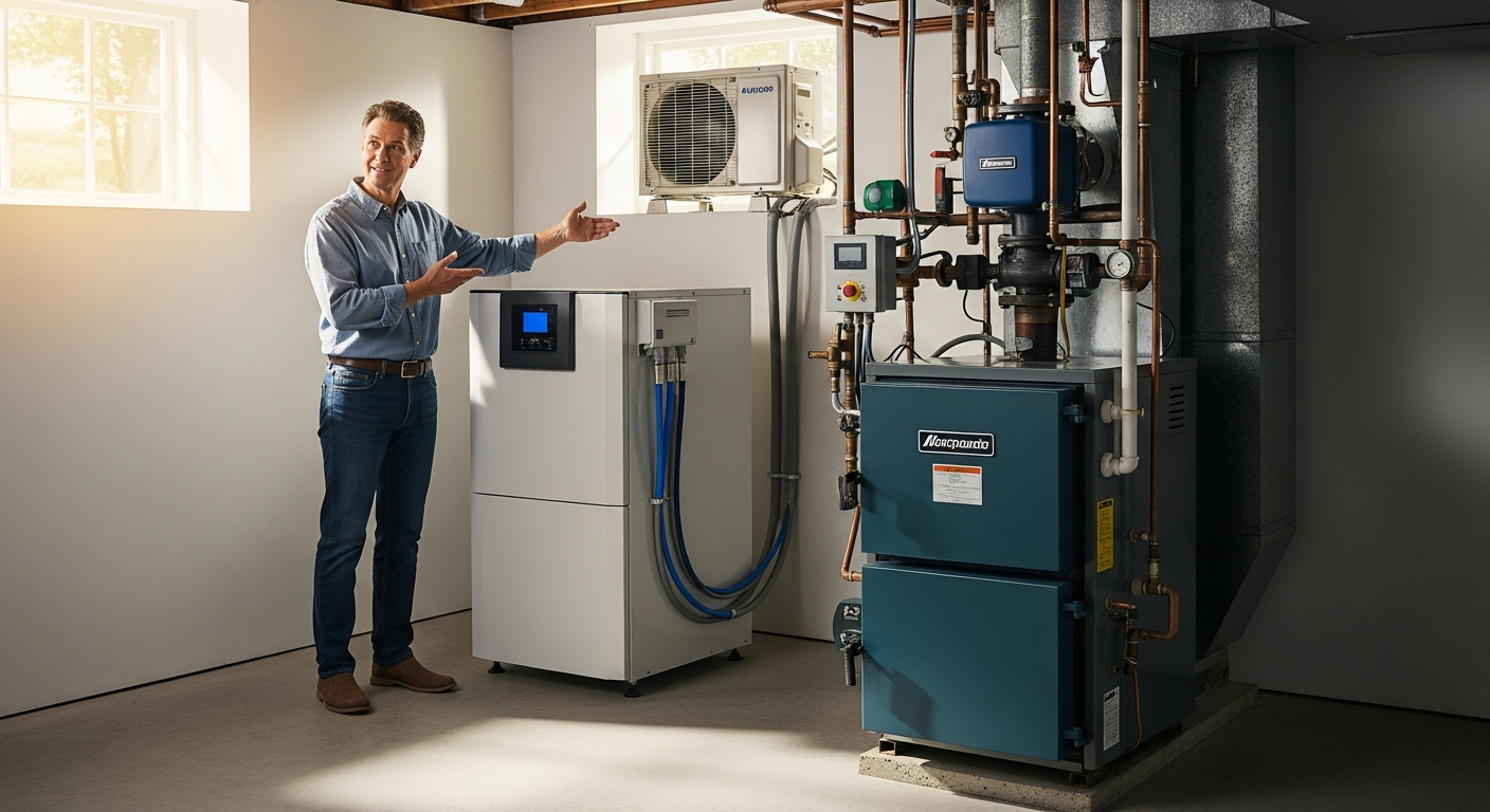 Feenstra Hybrid Heat Pump System: Cut Gas Usage 70% Without Replacing Your Boiler