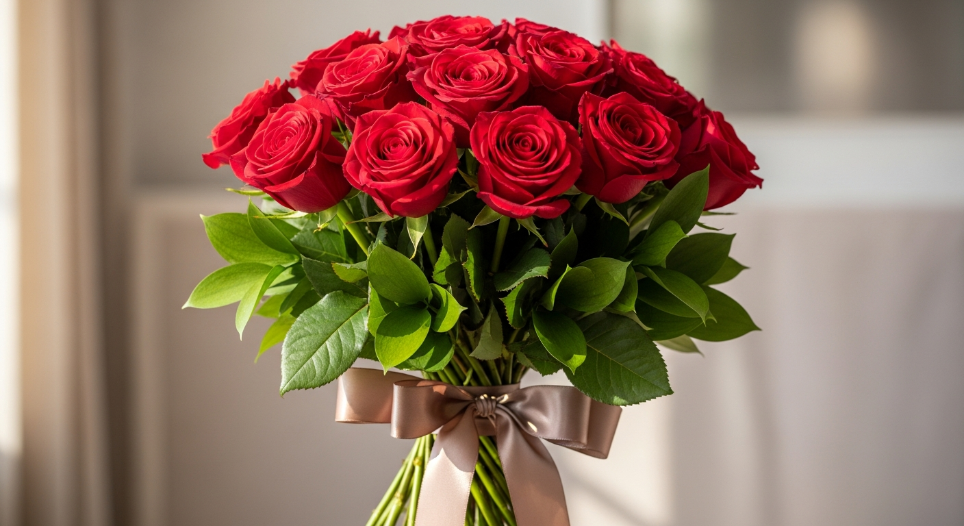 Amore Classico – 12 Rose Rosse: Italy’s #1 Romantic Red Rose Bouquet | FloraQueen