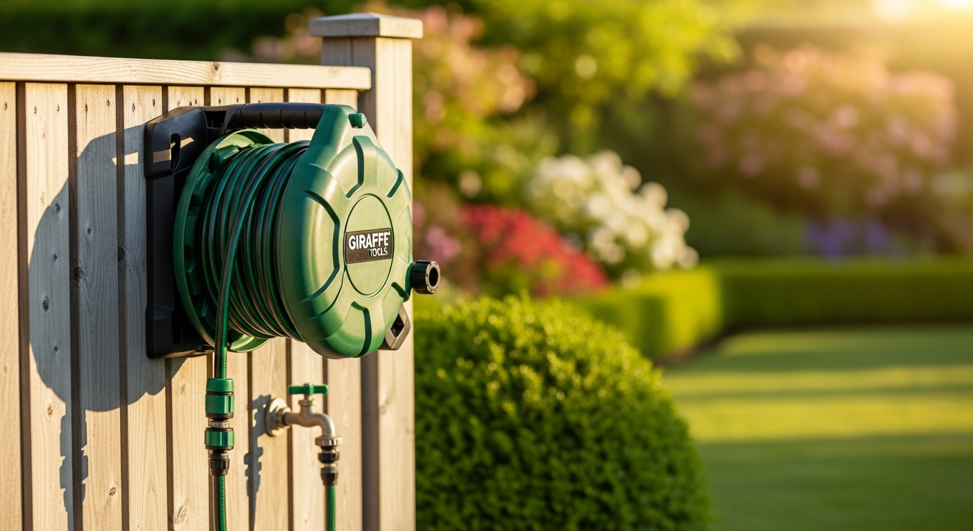 Stop Wrangling Tangled Hoses: How the Giraffe Tools Retractable Garden Hose Reel Transforms Yard Work